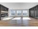 Bright living room featuring hardwood floors and fireplace at 1254 Prospect Rd, Lawrenceville, GA 30043