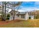 Spacious backyard with a wooden fence and mature trees at 3972 Glenwood Downs Ln, Decatur, GA 30035