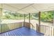 Spacious backyard with deck, lush greenery, and privacy at 6226 Pine Ln, Douglasville, GA 30135