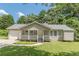 Charming single-story home with a covered porch, attached garage, and well-maintained yard at 6226 Pine Ln, Douglasville, GA 30135