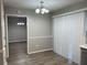 The dining area is adjacent to the kitchen with easy access to the living room at 1654 Tree Line Rd, Lithonia, GA 30058