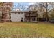 Private backyard with elevated deck at 4731 Kings Hwy, Douglasville, GA 30135