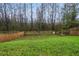 Large backyard with wooden fence and grassy area at 5310 Tussahaw Xing, Mcdonough, GA 30252