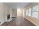 Bright living room with hardwood floors and a fireplace at 2836 Hedgewood Nw Dr, Atlanta, GA 30311