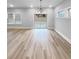 Bright dining area with hardwood floors and sliding glass doors at 422 Mcdaniel Pl, Canton, GA 30115