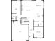Two-story home floor plan, showcasing a spacious layout with multiple bedrooms and bathrooms at 422 Mcdaniel Pl, Canton, GA 30115