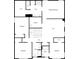 Upper floor plan, featuring a primary bedroom with ensuite bath and additional bedrooms at 422 Mcdaniel Pl, Canton, GA 30115