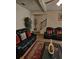 Living room with two black reclining sofas at 2513 Colin Pl, Mcdonough, GA 30253