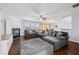 Spacious living room with sectional sofa and fireplace at 3282 Victoria Sw Park, Atlanta, GA 30331