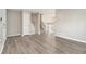 Living room with hardwood floors and neutral walls at 100 Spicewood Ct, South Fulton, GA 30349
