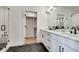 Modern bathroom with double vanity and walk-in shower at 625 Home Se Ave, Atlanta, GA 30312