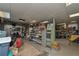 Unfinished basement with ample storage space and workshop area at 2192 Weslan Dr, Austell, GA 30106
