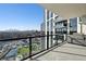 Balcony with city views and built-in grill at 2425 Peachtree Ne Rd # 1106, Atlanta, GA 30305