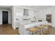 Modern kitchen with large island and stainless steel appliances at 2425 Peachtree Ne Rd # 1106, Atlanta, GA 30305