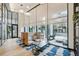 Modern lobby with comfortable seating and outdoor access at 2425 Peachtree Ne Rd # 1106, Atlanta, GA 30305
