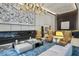 Elegant lobby with comfortable seating and a fireplace at 2425 Peachtree Ne Rd # 1106, Atlanta, GA 30305