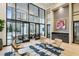 Modern building lobby with comfortable seating and large windows at 2425 Peachtree Ne Rd # 1106, Atlanta, GA 30305