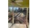 Fenced backyard with mature trees and patio at 3262 Carriage Way, Marietta, GA 30062