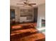 Living room with hardwood floors, built-in shelving and fireplace at 3262 Carriage Way, Marietta, GA 30062