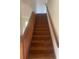 Wooden staircase with classic balustrade at 3262 Carriage Way, Marietta, GA 30062