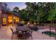 Outdoor patio with table and chairs at 6206 Zell Miller Nw Path, Acworth, GA 30101