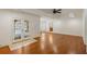 Spacious basement with hardwood floors and French doors at 6206 Zell Miller Nw Path, Acworth, GA 30101