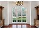 Bright office features hardwood floors and a large window at 6206 Zell Miller Nw Path, Acworth, GA 30101