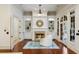 Bright sitting room with fireplace and built-in shelving at 6206 Zell Miller Nw Path, Acworth, GA 30101