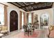 Spacious foyer with high ceilings, arched doorways, and a chandelier at 439 Blackland Nw Rd, Atlanta, GA 30342