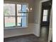 Bright dining room with hardwood floors and a chandelier at 3032 Farm Tract Trl, Woodstock, GA 30189