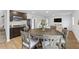 Small kitchenette with a round dining table and chairs at 819 Major Oak Ct, Villa Rica, GA 30180