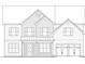 Two-story house plan with a three-car garage and multiple bedrooms at 3340 Hillshire Dr, Cumming, GA 30028