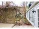 Backyard patio with pergola and lattice fence, creating a private oasis at 2688 Crystal Ln, Lawrenceville, GA 30044