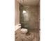 Updated bathroom with walk-in shower and modern fixtures at 2688 Crystal Ln, Lawrenceville, GA 30044