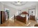 Main bedroom with hardwood floors and walk-in closet at 195 Brookhollow Trce, Johns Creek, GA 30022