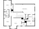 Second floor plan with primary suite and multiple bedrooms and bathrooms at 607 Stream Ct, Fairburn, GA 30213