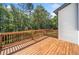 Spacious deck overlooking a wooded backyard at 2587 Kingsley Ne Dr, Marietta, GA 30062