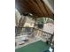 Covered back porch with storage and a view of the backyard at 815 Dogwood Trl, Jonesboro, GA 30238