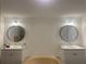 Bathroom with double vanity and large tub at 815 Dogwood Trl, Jonesboro, GA 30238