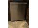 Stainless steel dishwasher built into the kitchen cabinets at 815 Dogwood Trl, Jonesboro, GA 30238