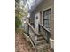 Wooden steps leading to mobile home at 815 Dogwood Trl, Jonesboro, GA 30238