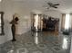 Living room featuring a fireplace and tiled floors at 815 Dogwood Trl, Jonesboro, GA 30238