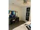 Main bedroom with large TV and closet at 815 Dogwood Trl, Jonesboro, GA 30238