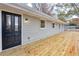 Spacious deck with new wood and modern railing at 3154 Pate Rd, Snellville, GA 30078