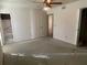 Empty bedroom with ceiling fan and access to bathroom at 3825 Lavista Rd # Q3, Tucker, GA 30084