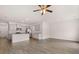 Open concept kitchen with island and stainless steel appliances at 1080 Cades Walk, Lawrenceville, GA 30045