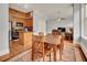 Light dining area with hardwood floors and kitchen access at 57 Forsyth Nw St # 4D, Atlanta, GA 30303