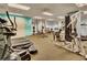 Well-equipped fitness center with cardio and weight machines at 57 Forsyth Nw St # 4D, Atlanta, GA 30303