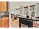 Open kitchen with breakfast bar and living room view at 57 Forsyth Nw St # 4D, Atlanta, GA 30303