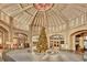 Grand lobby with high ceilings and a Christmas tree at 57 Forsyth Nw St # 4D, Atlanta, GA 30303